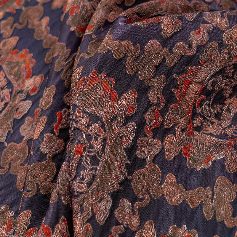 Tela Jacquard Floral de Rayón  - Sewing Fabric reseña y precio