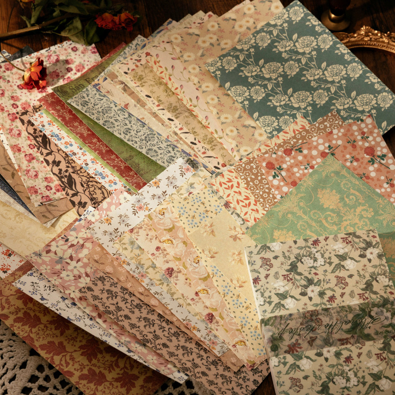 100 hojas Vintage INS patrón F - Pattern Tissue Paper reseña y precio