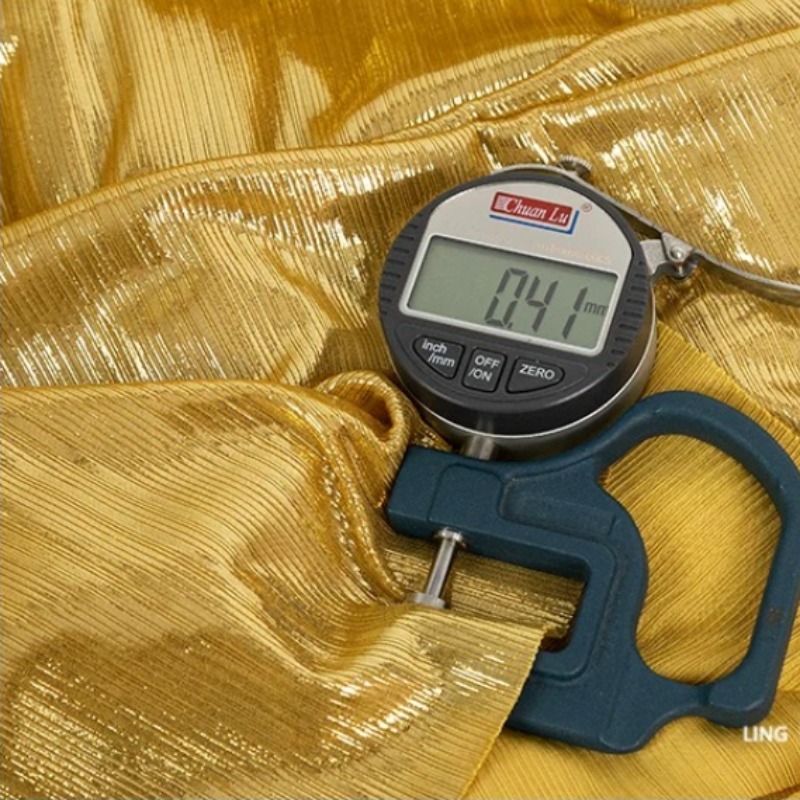 Tela de punto acanalado amaril - Sewing Fabric reseña y precio