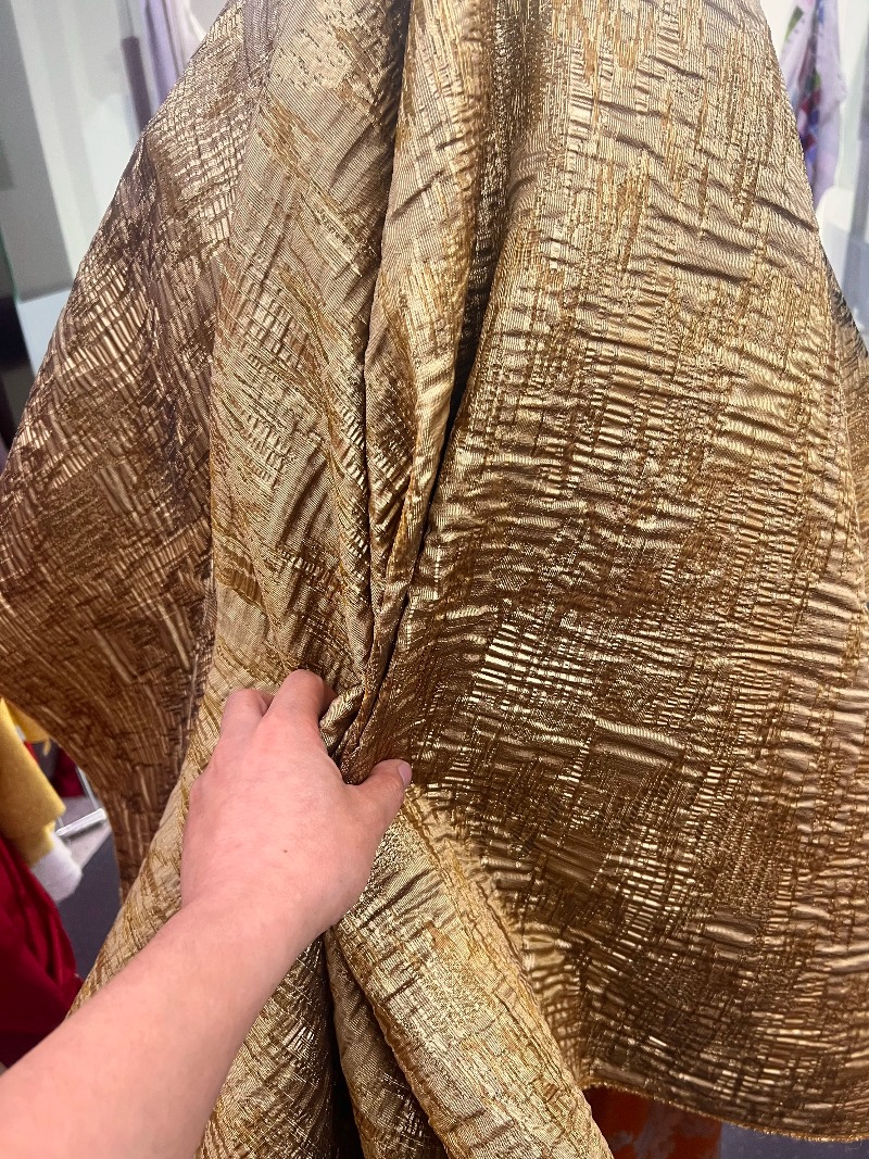 Tela Jacquard Irregular Textur - Vintage Sewing Textile reseña y precio