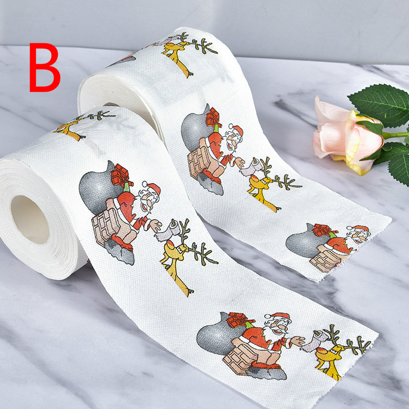 Papel higiénico navideño estam - Pattern Tissue Paper reseña y precio
