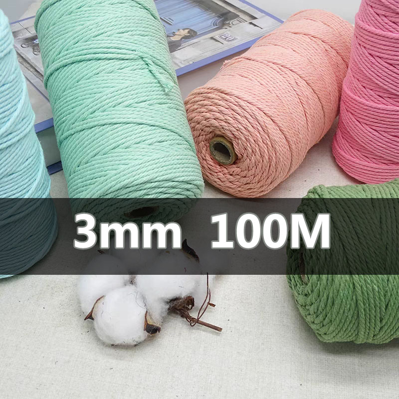 Cordón de macramé de 3mm y 100 - Sewing Thread In Textile reseña y precio